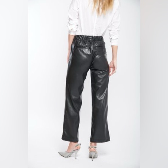 MOTHER Skippity Ankle pants in faux leather - Picture 3 of 10